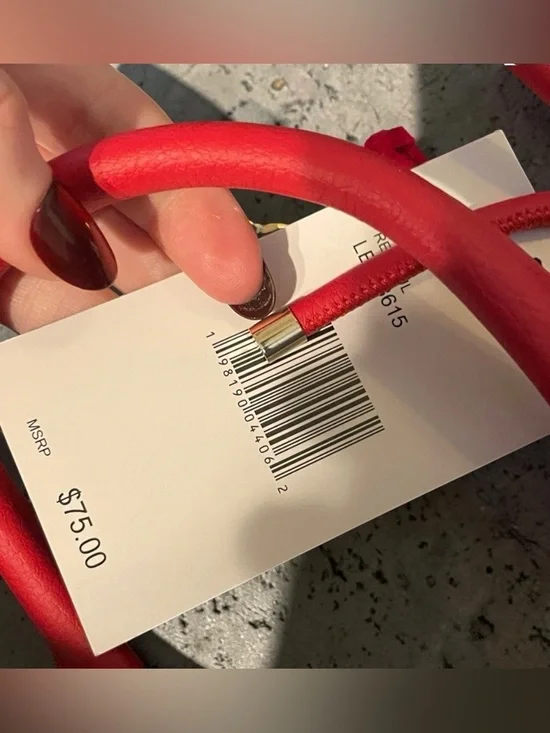 LUV BETSEY BETSEY Johnson denim and cherry Crossbody top Handel bag
NWT - Picture 13 of 13